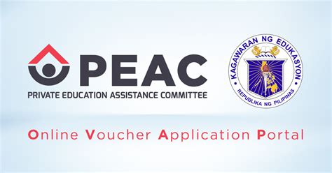peac online|PEAC Online Voucher Application Portal.